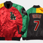 Los Angeles Dodgers Julio Urias Satin Jacket