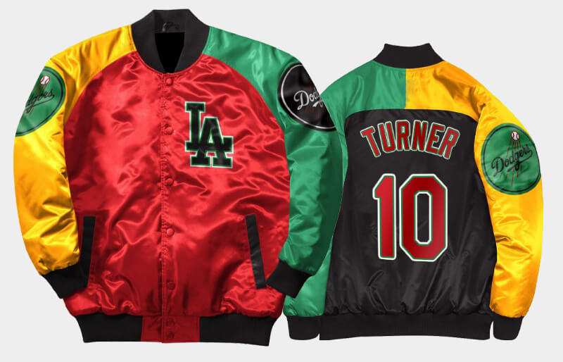 Los Angeles Dodgers Justin Turner Satin Jacket Los Angeles Dodgers Justin Turner Satin Jacket