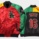 Los Angeles Dodgers Will Smith Satin Jacket