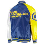 Los Angeles Rams Tricolor NFL Satin Jacket