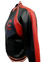 MLB Black Cincinnati Reds Leather Jacket