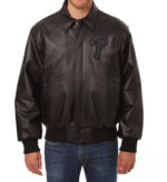 MLB Black Philadelphia Phillies Leather Jacket