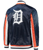 MLB Blue Detroit Tigers The Ace Satin Jacket
