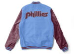 MLB Blue Maroon Philadelphia Phillies Varsity Jacket