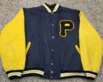 MLB Blue Pittsburgh Pirates Baseball Varsity Jacket