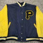 MLB Blue Pittsburgh Pirates Baseball Varsity Jacket