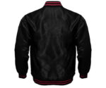 MLB Boston Red Sox Locker Room Black Satin Jacket