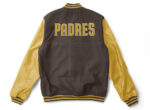 MLB Brown San Diego Padres Baseball Varsity Jacket