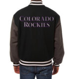 MLB Colorado Rockies Two Tone Varsity Jacket