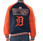 MLB Detroit Tigers 4x World Series Satin Jacket