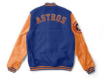 MLB Houston Astros Blue Orange Varsity Jacket