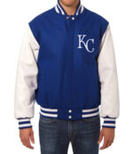 MLB Kansas City Royals Two Tone Varsity Jacket
