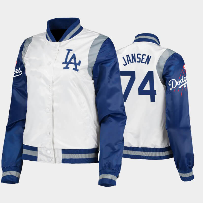 MLB Kenley Jansen Los Angeles Dodgers Jacket MLB Kenley Jansen Los Angeles Dodgers Jacket