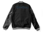 MLB Miami Marlins Black Varsity Jacket