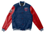 MLB Minnesota Twins Blue Red Varsity Jacket