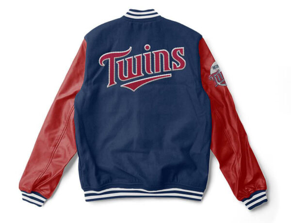MLB Minnesota Twins Blue Red Varsity Jacket