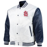 MLB Navy Blue St. Louis Cardinals Satin Jacket