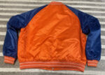 MLB Navy Orange Detroit Tigers Satin Jacket