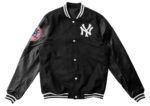MLB New York Yankees Black Varsity Jacket