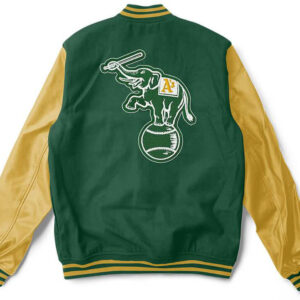 MLB Oakland Athletics Green Varsity Jacket