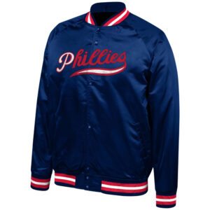 MLB Philadelphia Phillies Lightweight Satin Jacket