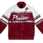 MLB Philadelphia Phillies Script Satin Jacket