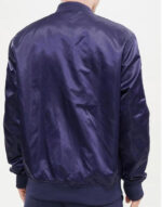 MLB Purple Detroit Tigers Satin Jacket