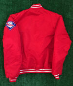 MLB Red Philadelphia Phillies Satin Jacket