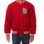 MLB Red St. Louis Cardinals Varsity Jacket
