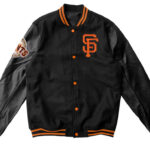 MLB San Francisco Giants Black Varsity Jacket