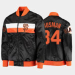 MLB San Francisco Giants Kevin Gausman Satin Jacket