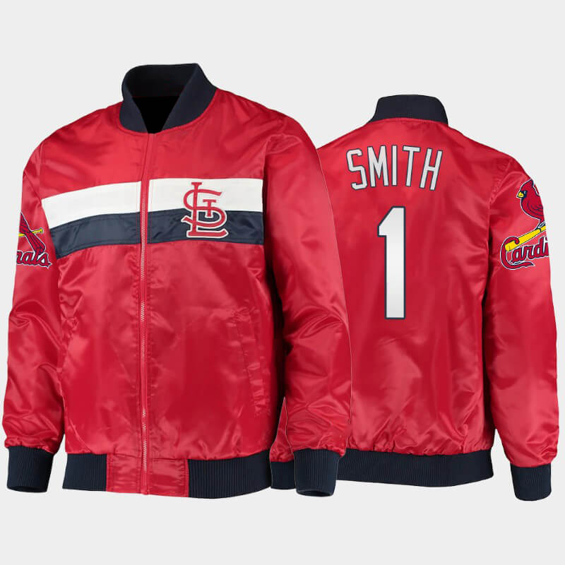 MLB St. Louis Cardinals Ozzie Smith Satin Jacket MLB St. Louis Cardinals Ozzie Smith Satin Jacket