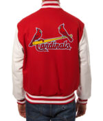 MLB St. Louis Cardinals Red Varsity Jacket