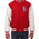 MLB St. Louis Cardinals Two Tone Varsity Jacket