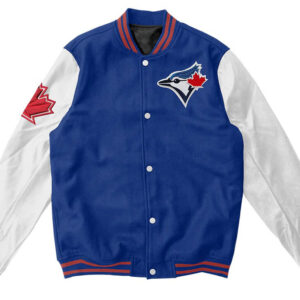 MLB Toronto Blue Jays Wool Leather Jacket