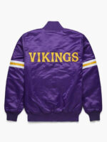 Minnesota Vikings NFL Purple Satin Jacket