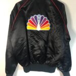NBC Sports Black Champion Satin Jacket
