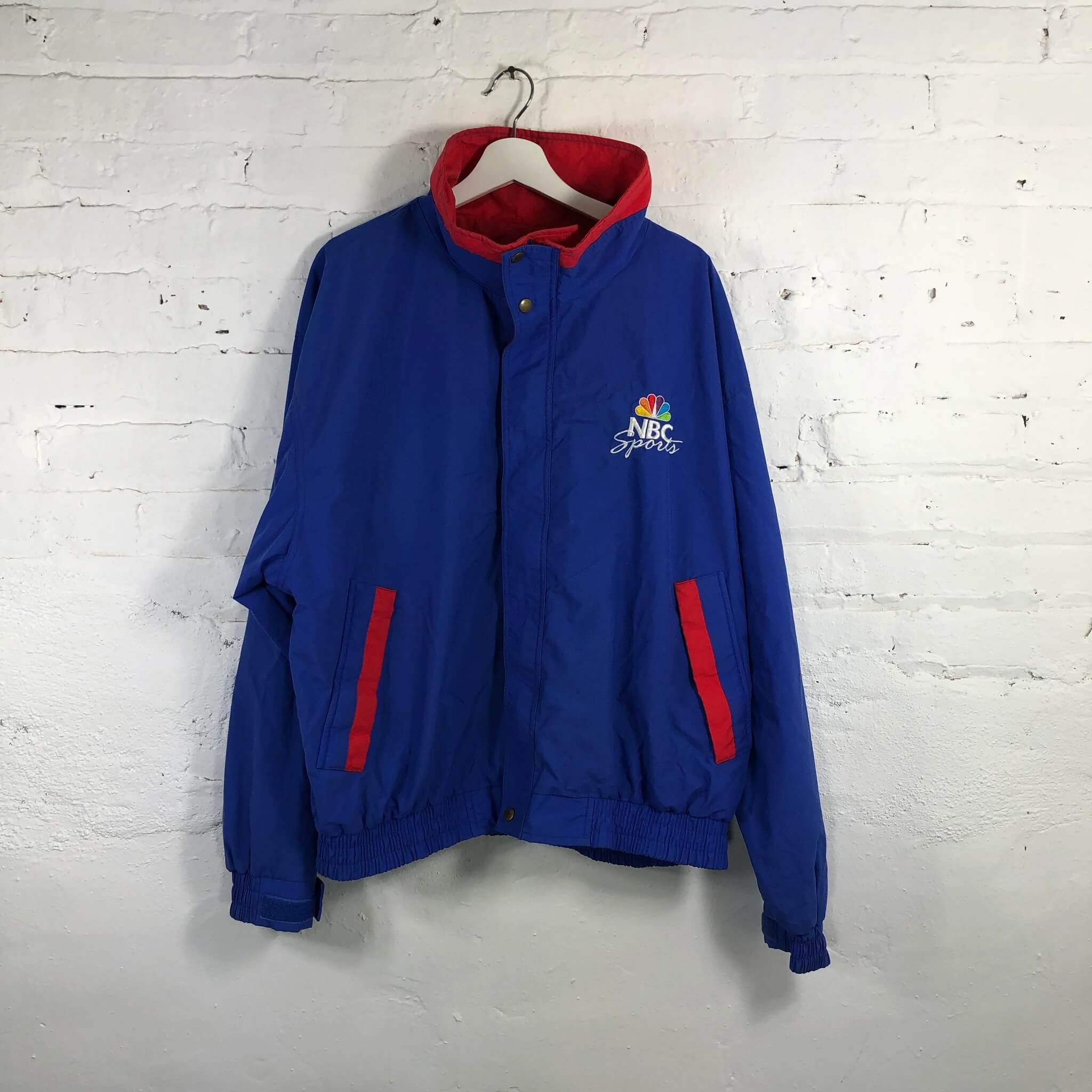 NBC Sports Blue Champion Windbreaker Jacket (3) NBC Sports Blue Champion Windbreaker Jacket