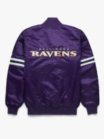 NFL Baltimore Ravens Purple Satin Jacket