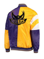 NFL Baltimore Ravens Tricolor Satin Jacket