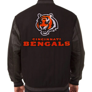 NFL Black Cincinnati Bengals Varsity Jacket