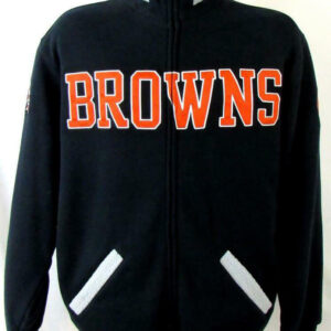 NFL Black Cleveland Browns Wool Jacket
