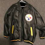 NFL Black Pittsburgh Steelers Leather Jacket