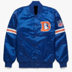 NFL Blue Denver Broncos Satin Jacket