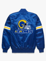 NFL Blue Los Angeles Rams Satin Jacket
