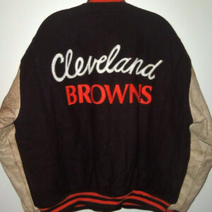 NFL Brown Cleveland Browns Varsity Jacket