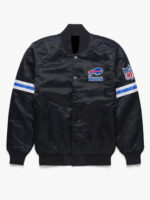 NFL Buffalo Bills Black Satin Jacket
