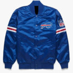 NFL Buffalo Bills Royal Blue Satin Jacket