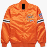 NFL Cincinnati Bengals Orange Satin Jacket