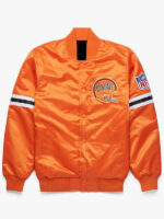 NFL Cincinnati Bengals Orange Satin Jacket